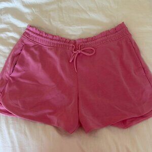 Athleta Pink Lightweight Run/Training Shorts – Size Large (Never Worn)